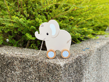 Load image into Gallery viewer, Ellie the Elephant Push and Pull Toy
