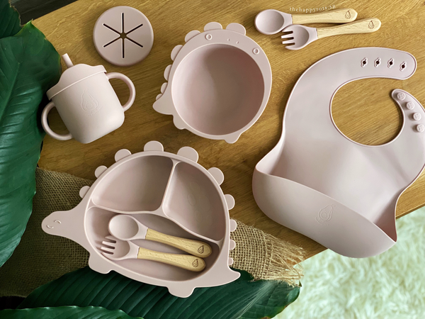 [GIFT SET] Dino-licious Meal Set - Baby Blue