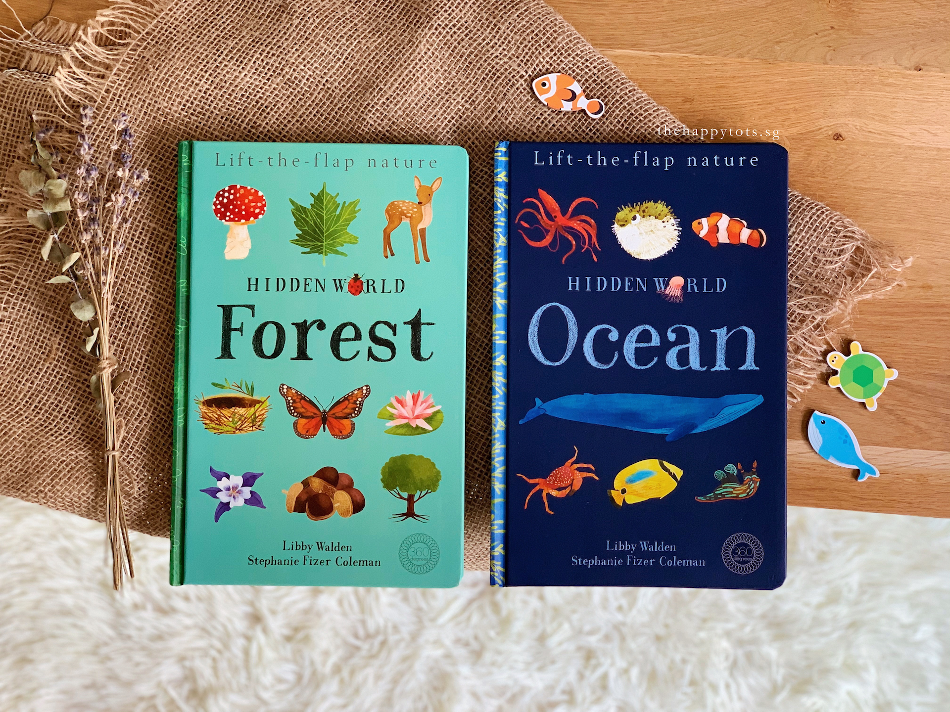 [BOOK SET] Hidden World: Forest & Ocean