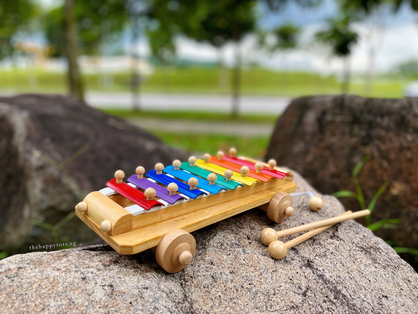 Wooden Xylophone - Little Car