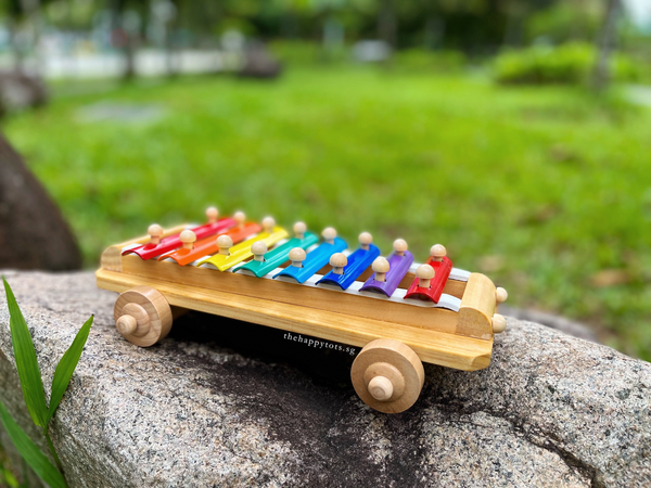 Wooden Xylophone - Little Car